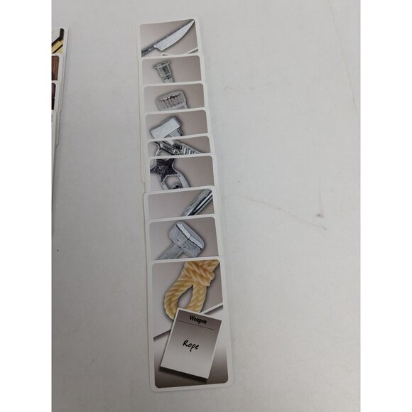 2008 Clue Rumor Board Game Replacement Parts Cards Weapons Suspects Rooms - Picture 2 of 7